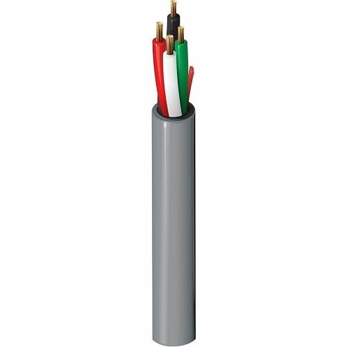 Belden 4502UE.00500 22/4 AWG Stranded BC Security and Commercial Audio Cable, LSZH Jacket Grey, CPR Eca, 500m Reel