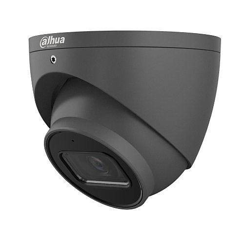 Dahua DH-IPC-HDW3541EMP-S-0280B-S2-G WizSense Series, 5MP IP Eyeball Camera, 2.8mm Fixed Lens, IR 50M, IP67, PAL, Gray, (Replaces IPC-HDW3541EMP-AS-G)
