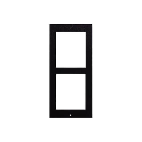 2N 9155022B IP Verso 2-Module Intercom Frame, Surface Mount, Black