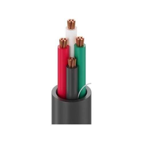 Belden 5302UE.00152 18/4 Security and Sound Cable, Riser-CMR, Polyolefin Insulation, PVC Jacket, 152m, Chrome