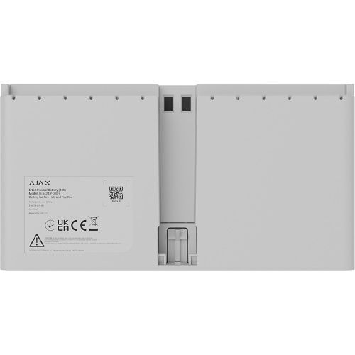 Ajax 127876.316.WH Rechargeable Li-ion Internal Battery for Fire Hub Jeweller, EN54, 24h, White