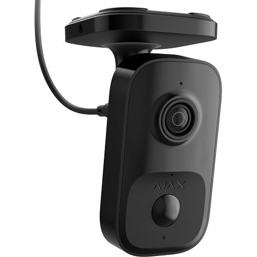 Ajax 138540.303.BL1 IndoorCam Indoor Wi-Fi Security Camera with PIR Motion Detector and Built-in AI, Black