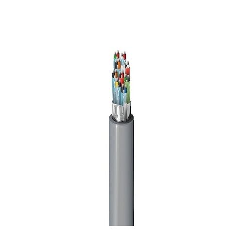 Belden 8774 0601000 22/9 Audio, Control and Instrument Pair Cable, TC, Polypropylene Insulation, Individually Shielded Pairs with Beldfoil, Overall PVC Jacket, CM, 305m Reel, Chrome