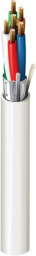 Belden 24304FLV.01305 18/6 Stranded Bare Copper Shielded Security and Sound Cable, LSZH B2ca, 305m, White