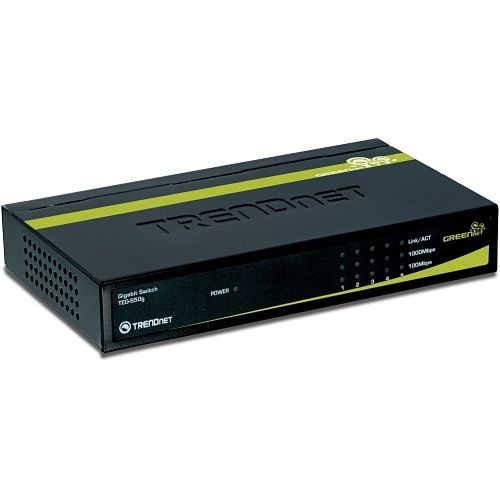 TRENDnet TEG-S50G 5-Port Gigabit GREENnet Switch, (Replaces TEG-S50G)