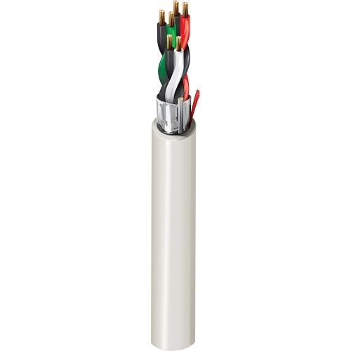 Belden 4442FLW.02305 20/3 Security and Sound Shielded Stranded BC Cable, LSZH, CPR Cca, 305m, Orange
