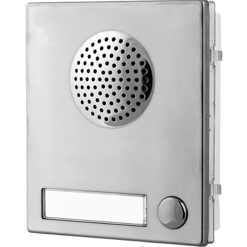 Videx 4836-1/M 1-Button Speaker Module, Matt Finish