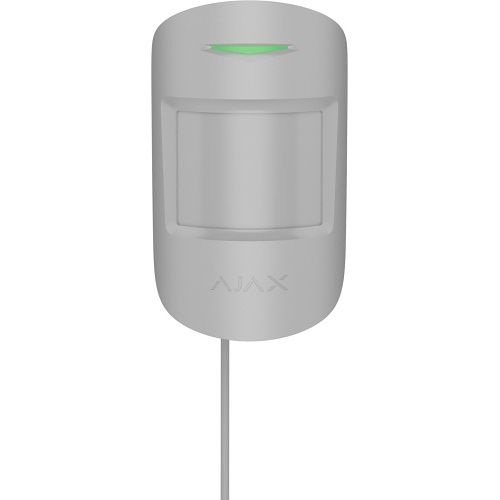 Ajax 143624.02.WH1 Superior MotionProtect Plus Fibra Wired Indoor Motion Detector with Extra Microwave Sensor, White, (Replaces 46716.02.WH1)