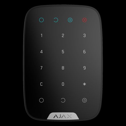 Ajax 38248.12.BL1 Control Panel Keypad, Touchpad, Black