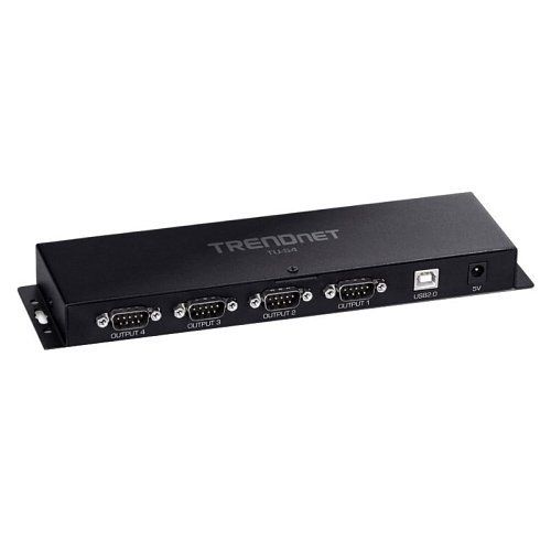 TRENDnet TU-S4 4-Port USB to Serial RS232 Hub
