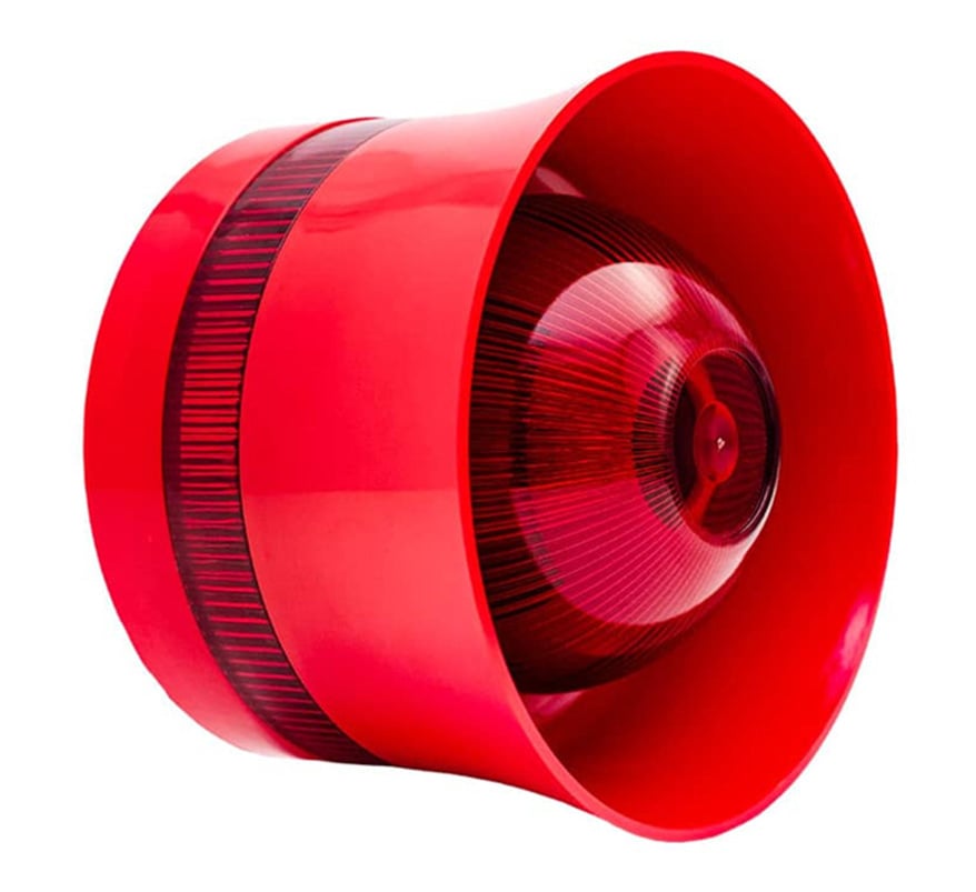 Global Fire VALKYRIE ASB Addressable Wall Mount Sounder Beacon (Red) (VALKYRIE-ASB) - JEM Systems UK