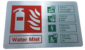 Jewel 36WMLBA Sign Water Mist 3/6L ABZF Land BRUSHED AL