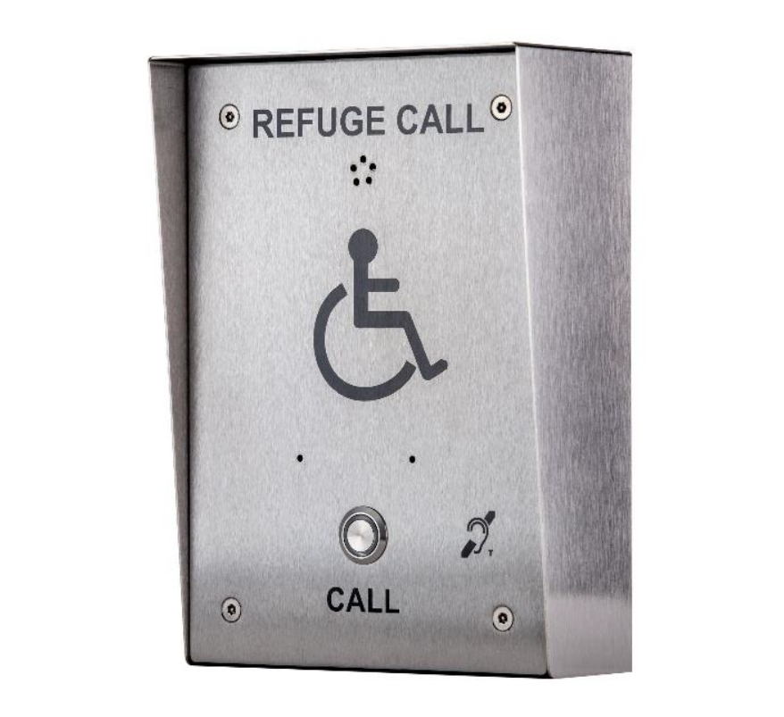 Kentec Safe-Point Type B Disabled Refuge Outstation, Weather Resistant, includes Surface Backbox - Loop Wired (K41400SST) - JEM Systems UK