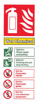 Jewel WCPR Sign WET CHEM. Port RGD 100x150