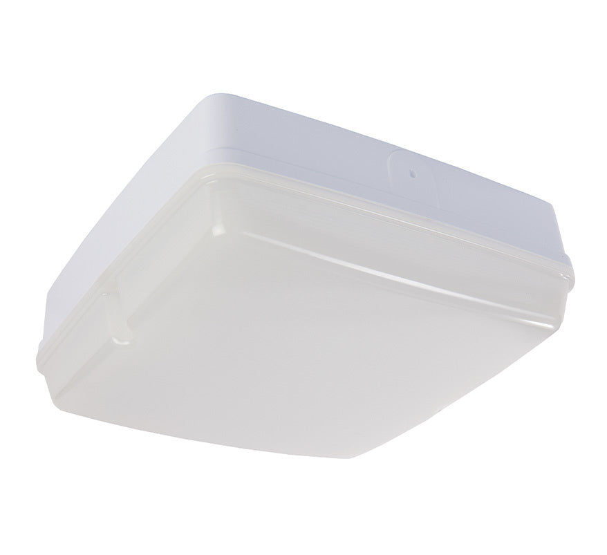 BLE WHIRLOW 14W IP65 Square Emergency Amenity Light - White Base (EL-120901-WH-M3) - JEM Systems UK