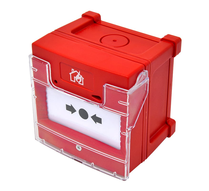 Fike Sita Addressable Weatherproof Manual Call Point with Cover (403-0007) - JEM Systems UK