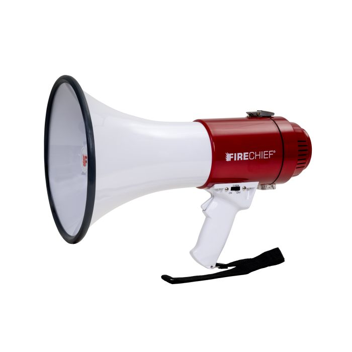 Firechief 25W Megaphone with Built in Microphone (HMP1) - JEM Systems UK