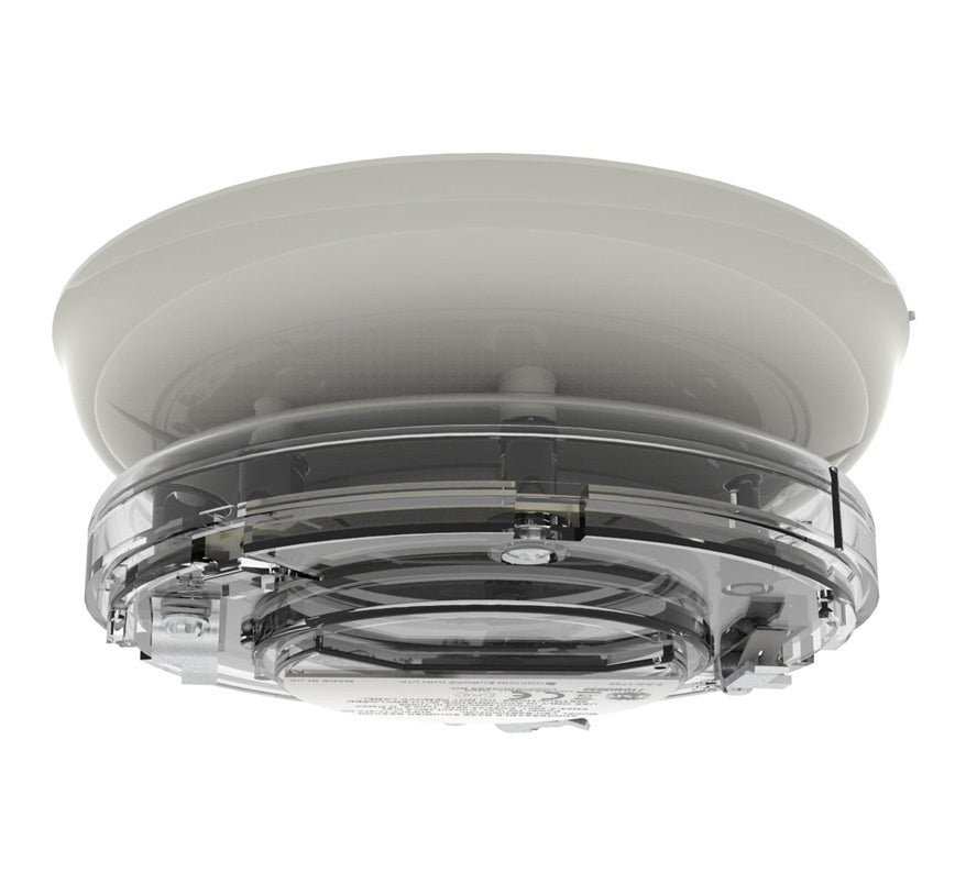 Hochiki YBO-BSB2/WL Addressable Base Sounder VAD Beacon - Ivory Case, White LEDs - JEM Systems UK