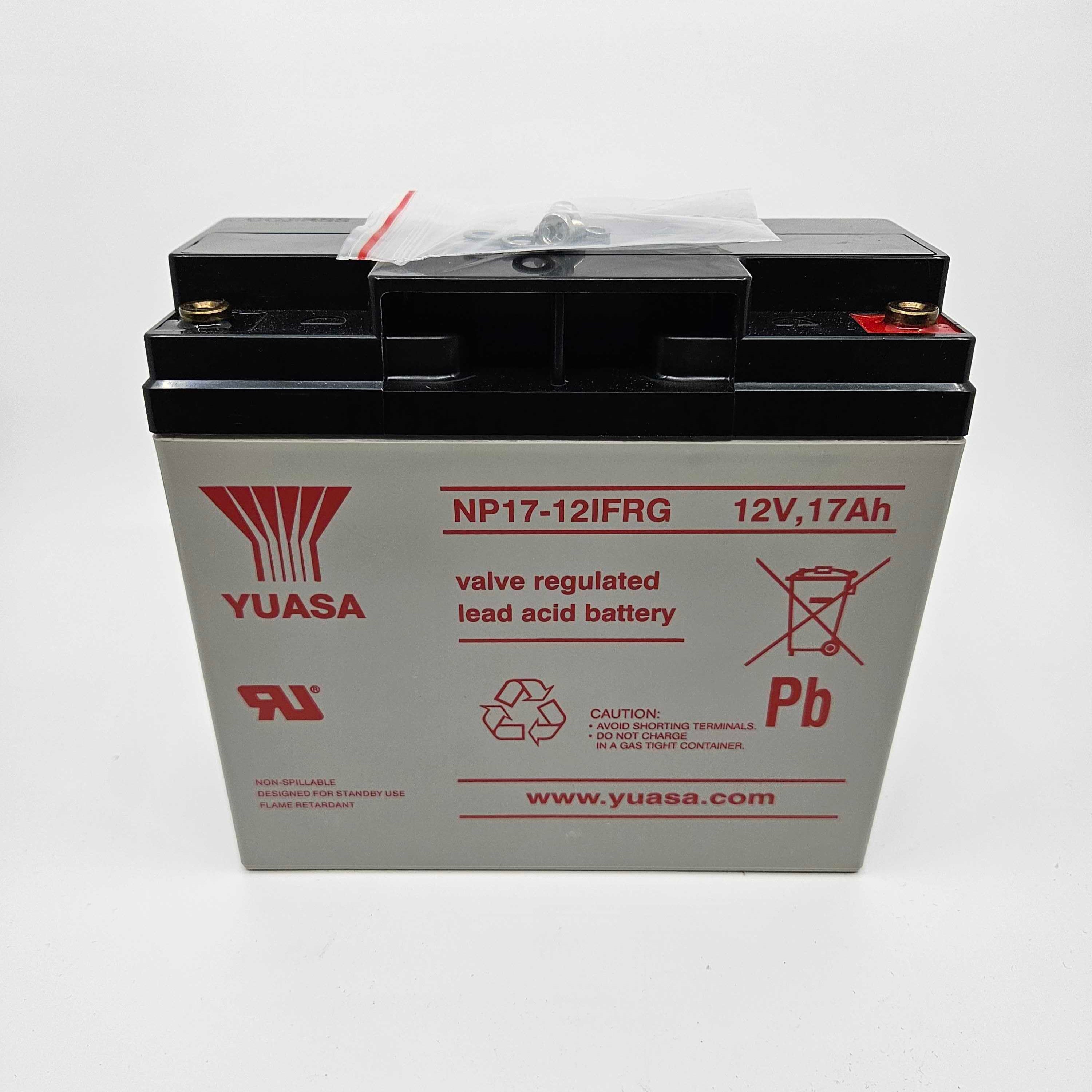 Yuasa NP17-12IFRG Lead Acid Battery 12V 17Ah - JEM Systems UK