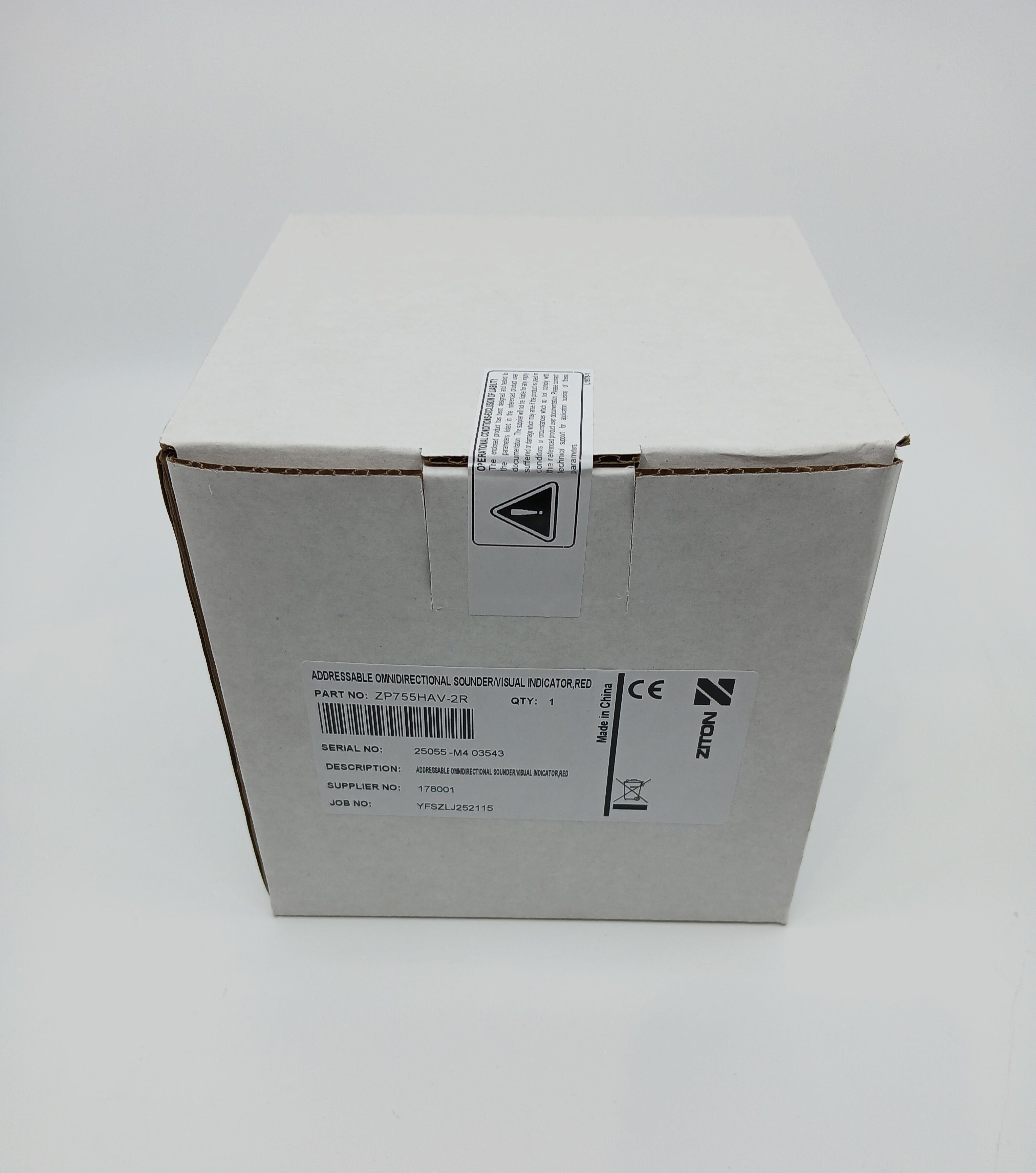 Ziton 178001 ZP755HAV-2 Addressable Sounder Beacon (Red)