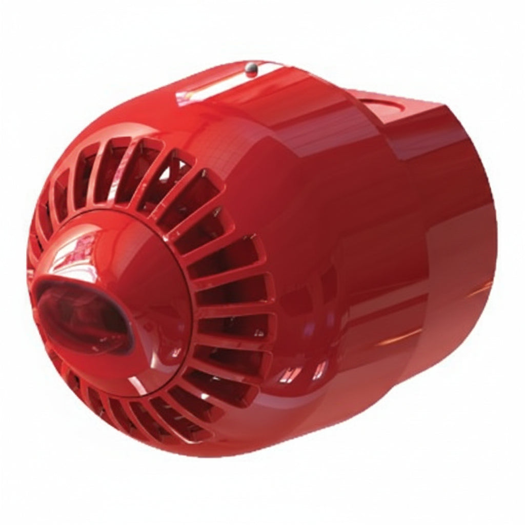 Ziton ASW367 Sounder VAD Beacon Red Deep Base Wall Mount Red Flash - JEM Systems UK