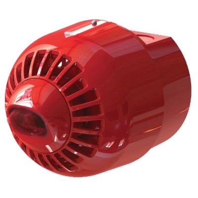 Ziton ASW367 Sounder VAD Beacon Red Deep Base Wall Mount Red Flash - JEM Systems UK