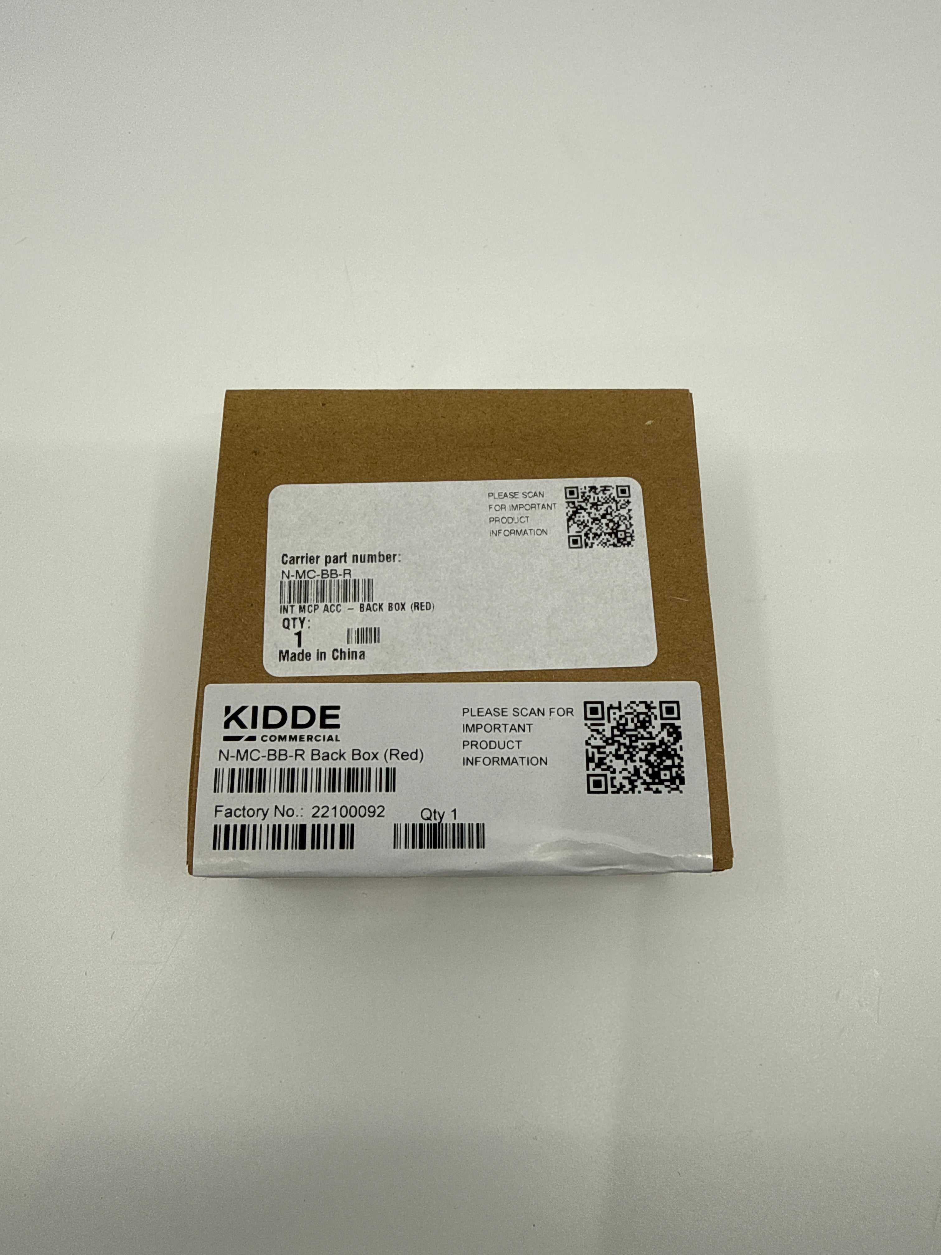 Ziton N-MC-BB-R Intelligent MCP Accessory - Back Box - RED