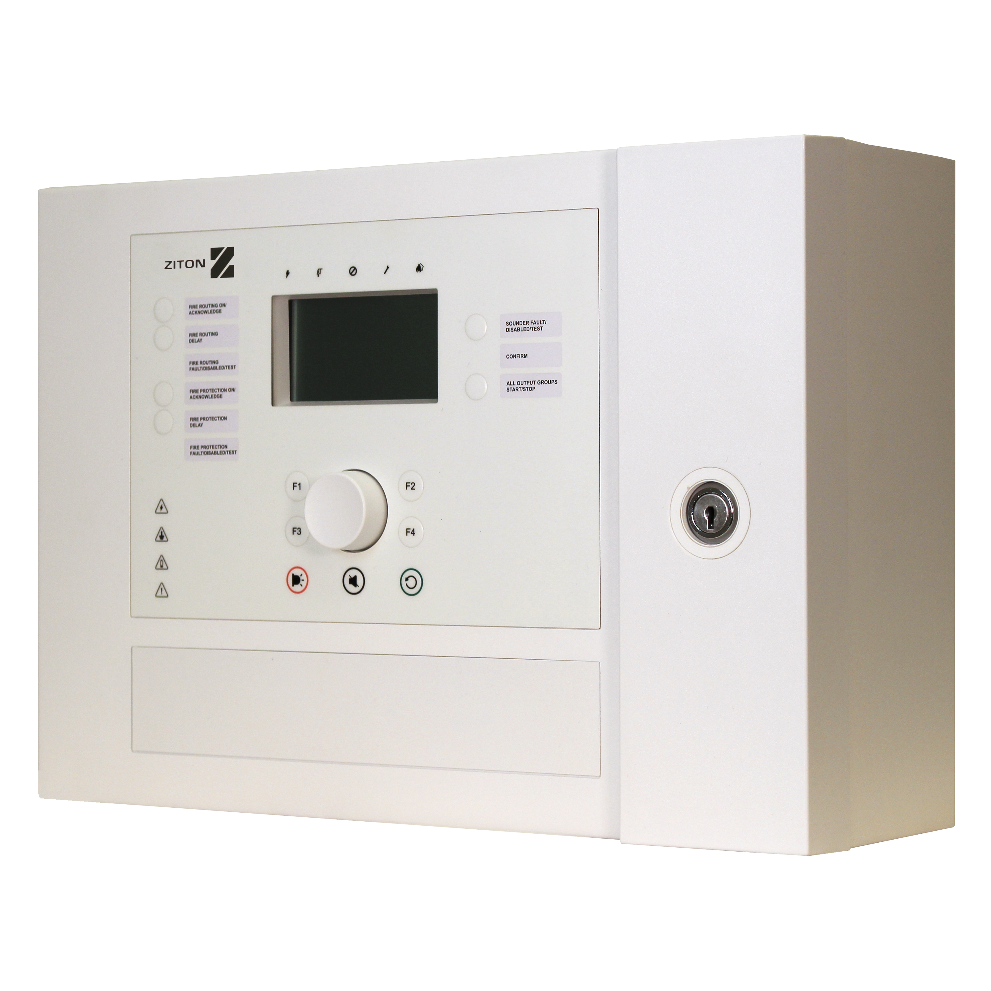 Ziton ZP2-AF2-FB-S Addressable Fire Panel Repeater - Small Cab (2 Loop) - JEM Systems UK