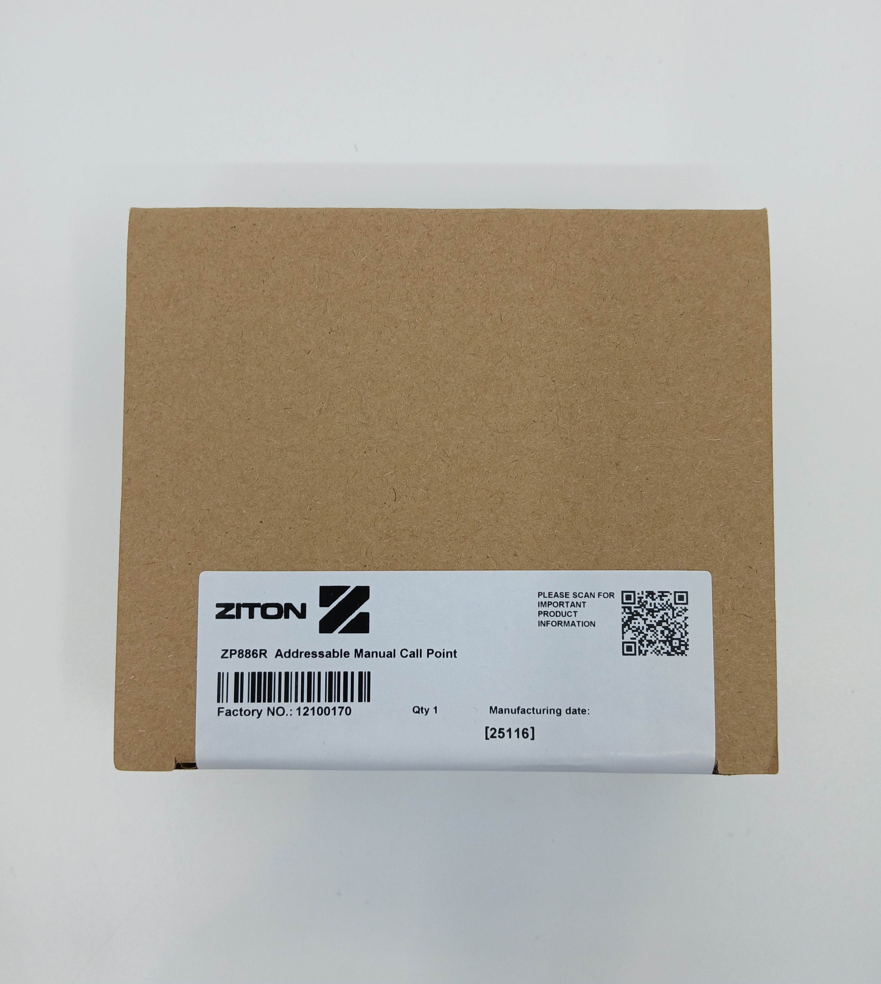 Ziton ZP886R Intelligent Addressable Manual Call Point