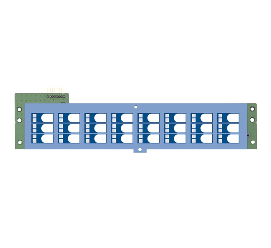 Ziton ZP2 Panel 24 Zone LED Indicator Board (Small Cabinets) (ZP2-ZI-24-S) - JEM Systems UK