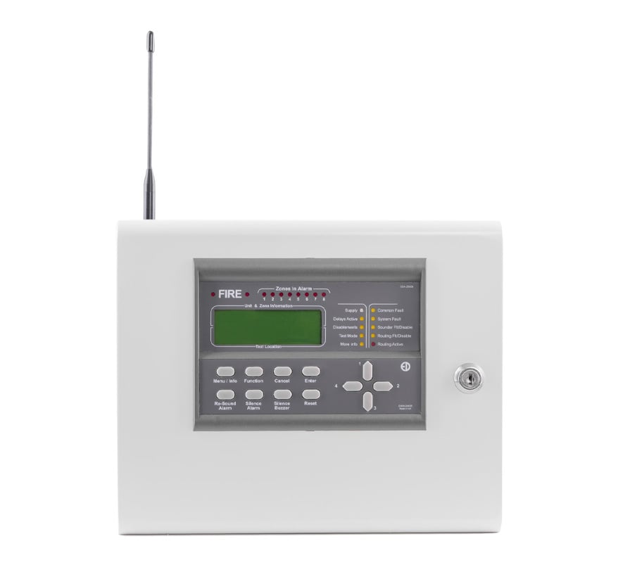 Electro Detectors Zerio Plus 8 Zone Wireless Fire Control Panel (EDA-Z5008) - JEM Systems UK