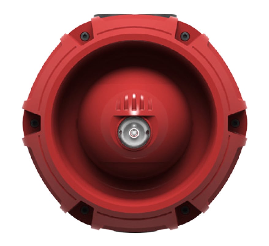 Zeta Raptor Conventional Weatherproof Sounder VAD Beacon (Red) (ZRPB/R) - JEM Systems UK