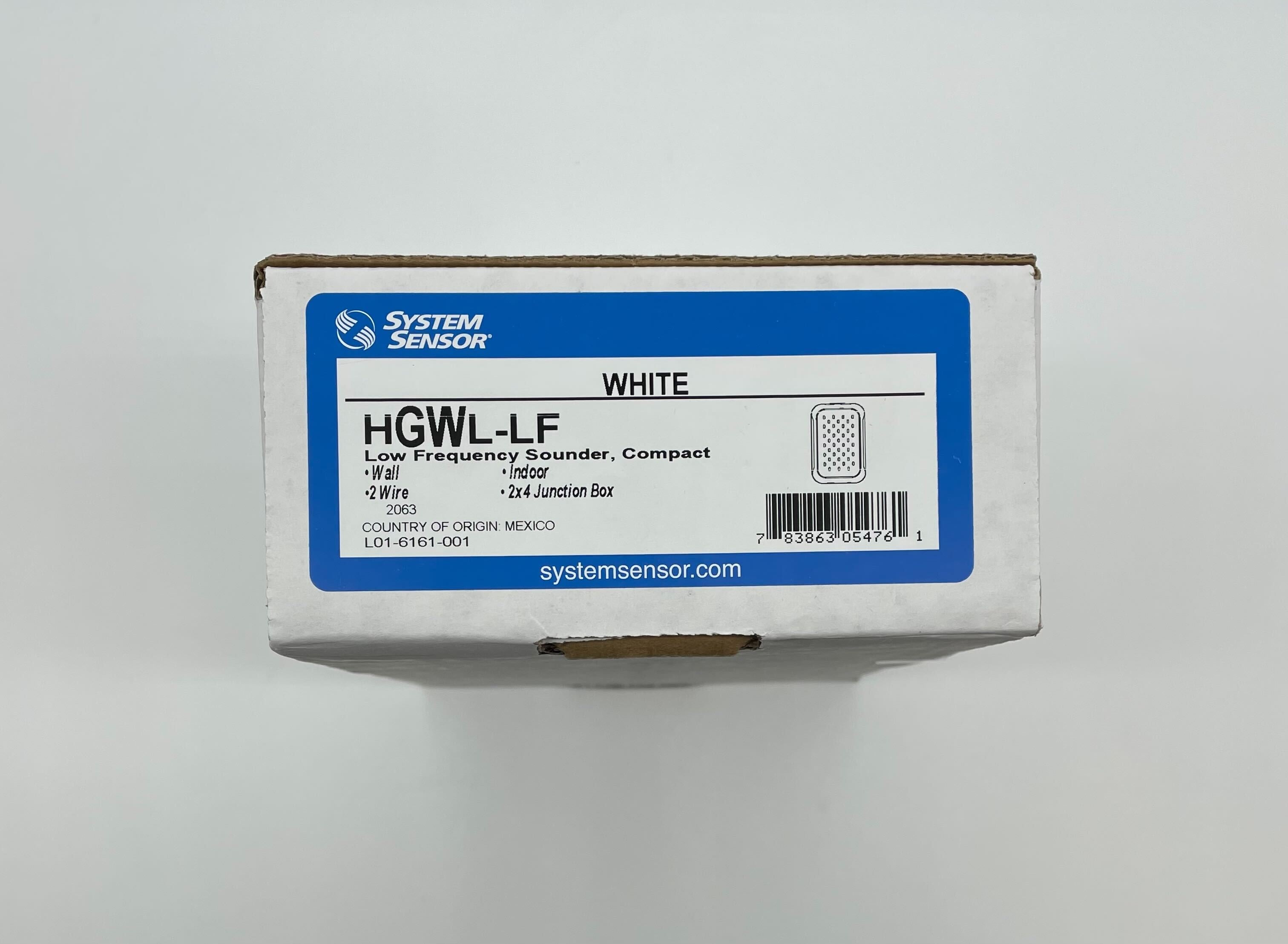 The System Sensor HGWL-LF is an indoor low frequency compact sounder designed to meet you. Click here and buy now