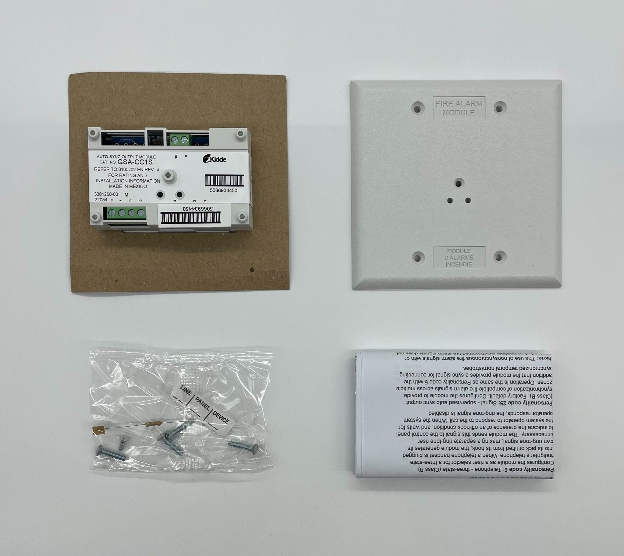 Edwards GSA-CC1S - The Fire Alarm Supplier