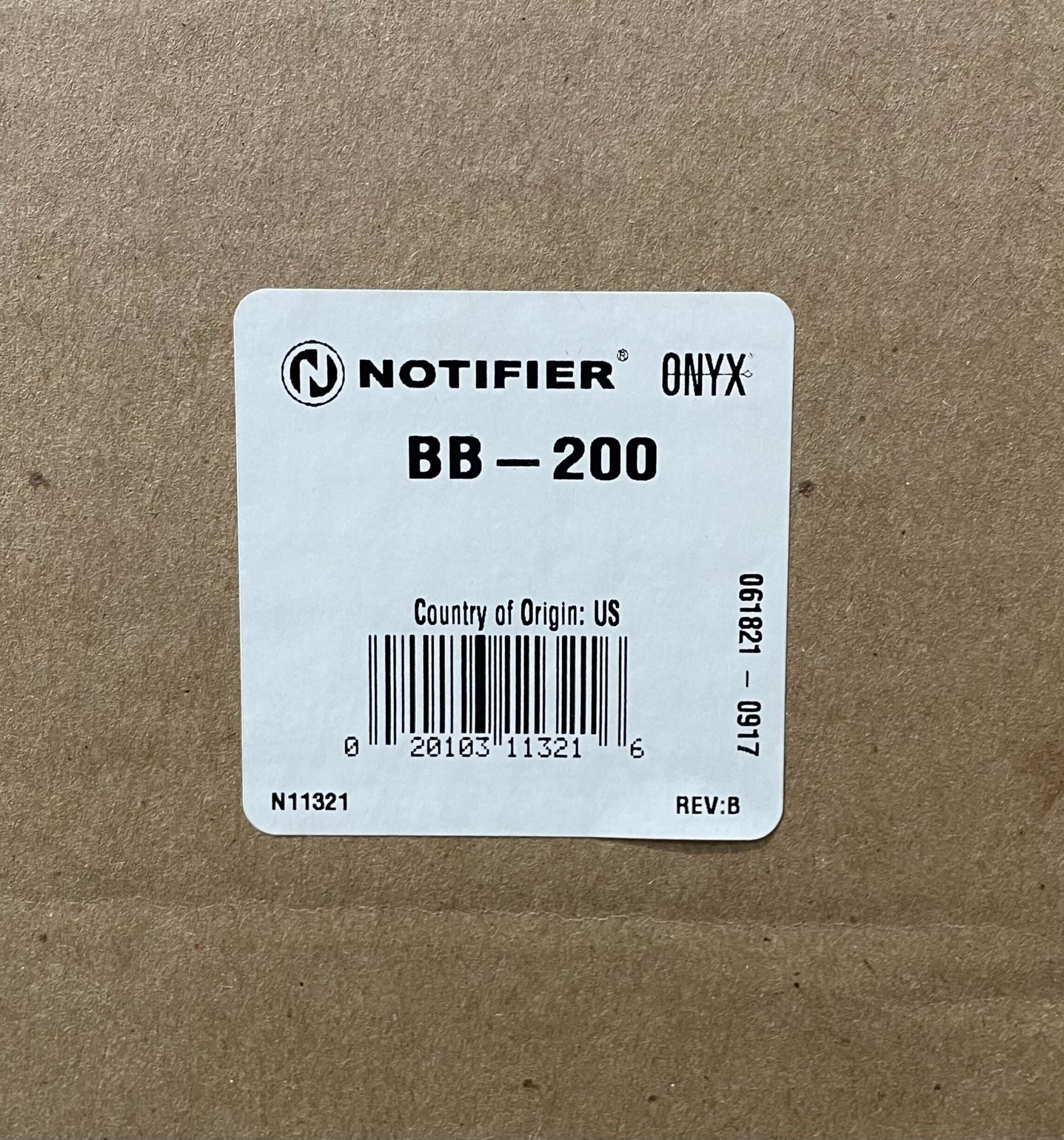 Notifier BB-200