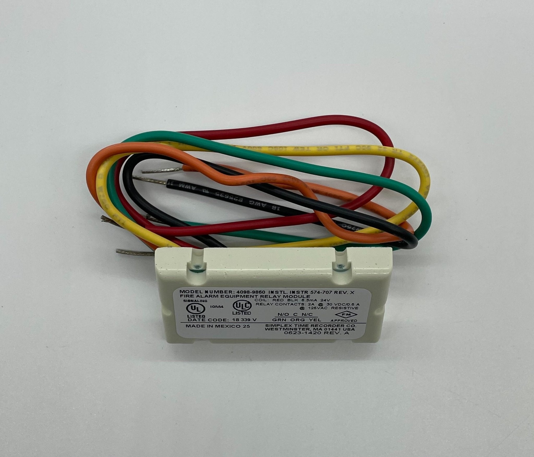 Simplex 4098-9860 2-Wire Relay For 4098-9780 