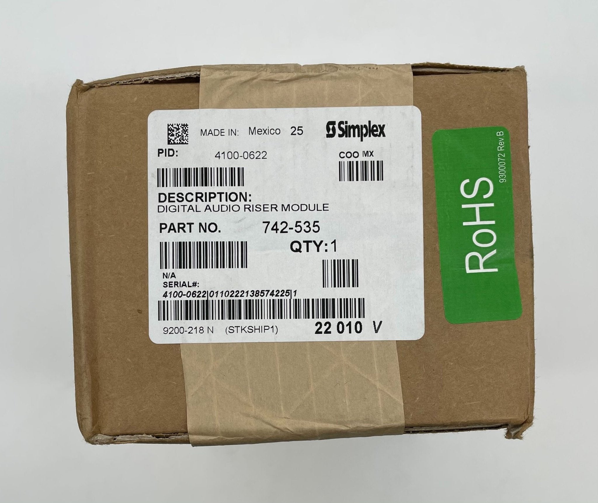 Simplex 4100-0622