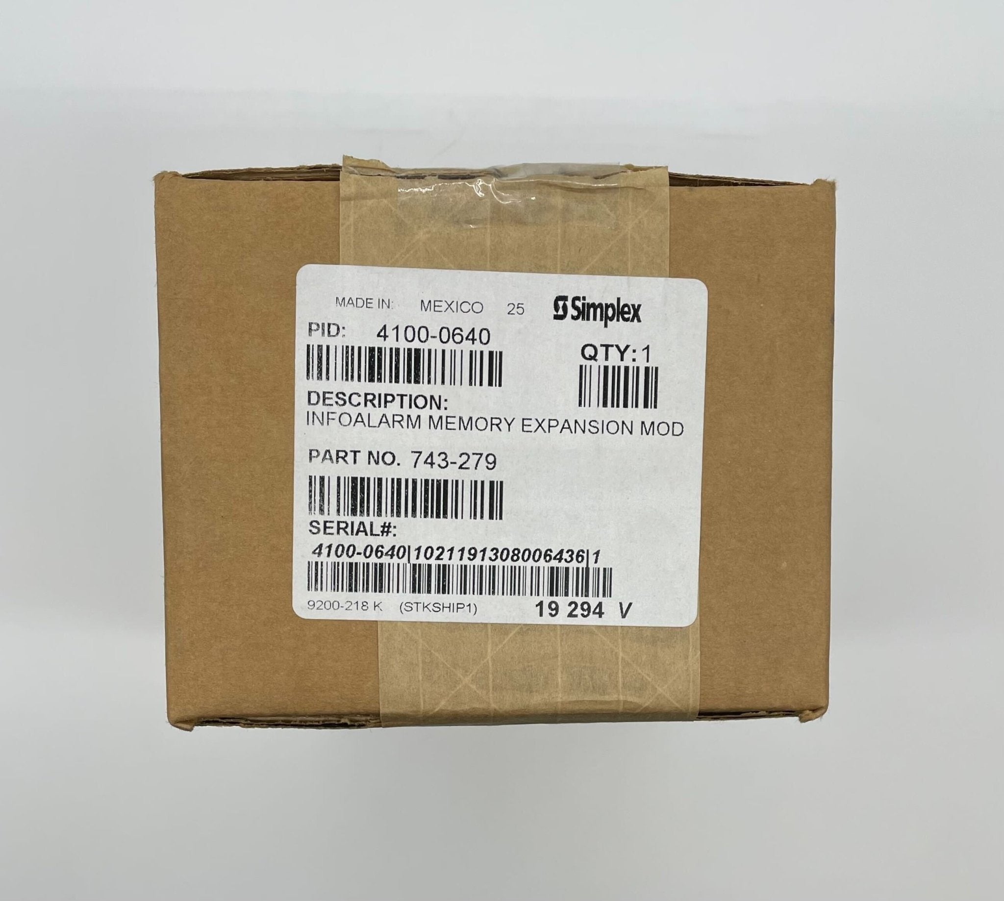 Simplex 4100-0640